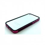 Wholesale iPhone 5 5S 2 in 1 Bumper (Pink-Black)